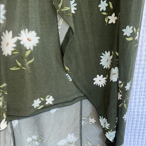 No Boundaries Green Floral Midi Dress - Picture 12 of 14